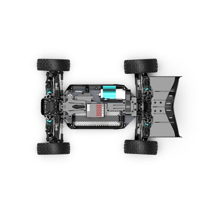 AMORIL 1:14 70+KMH Off-Road Racing Buggy, Teal/Cyan, RLA-14001T