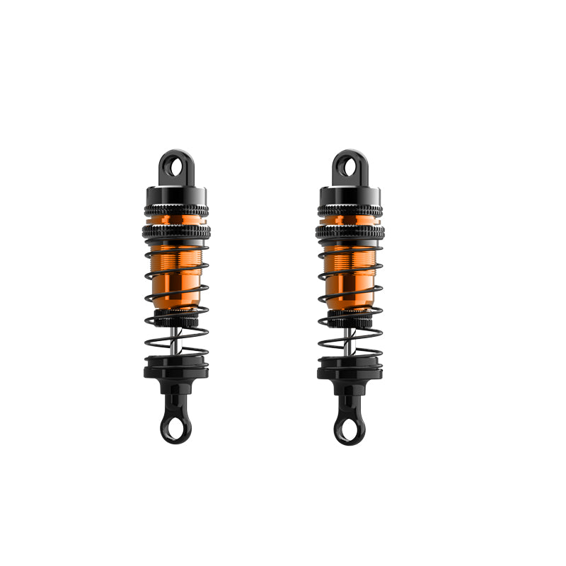 Rlaarlo RC Car RIAARIO Oil Absorber , 2PCS Front &amp; Rear Anti-Shock 1:12 Scale Orange