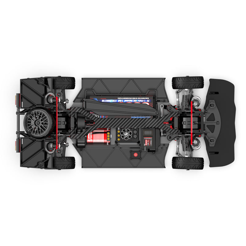 Rlaarlo RC Car Rlaarlo 1/10  Metal Version Brushless RTR On-Road Cars, Supercar,AK-917
