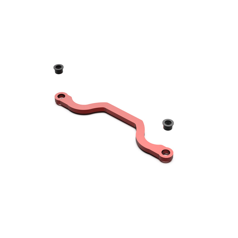 Rlaarlo RC Car Aluminum Steering Link For 1/10 Scale On-Road Cars Red