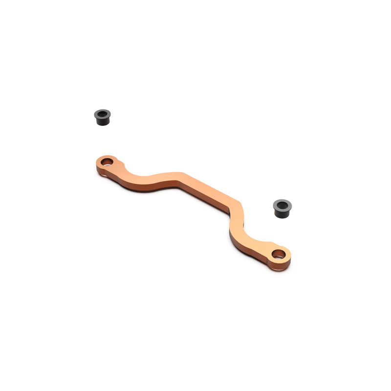 Rlaarlo RC Car Aluminum Steering Link For 1/10 Scale On-Road Cars Orange