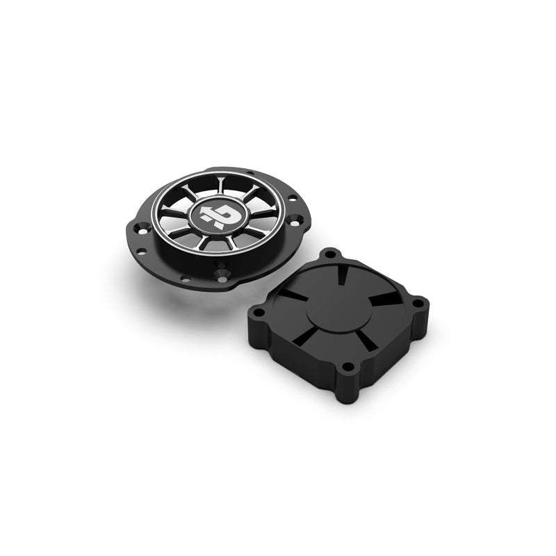 Rlaarlo RC Car Body Fan with Aluminum Cover, Wire and Connector For AK-917