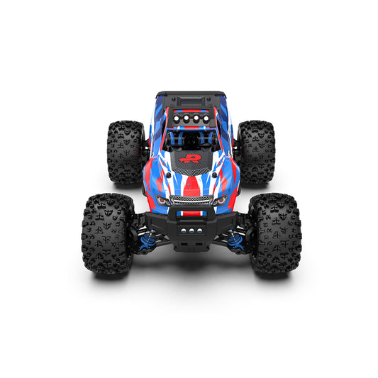 Rlaarlo 1/18 Monster Truck with 2 Batteries, RLR-18021B, Blue+Red