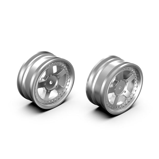 Silver Wheel Rim For 1/10 Scale On-Road Cars