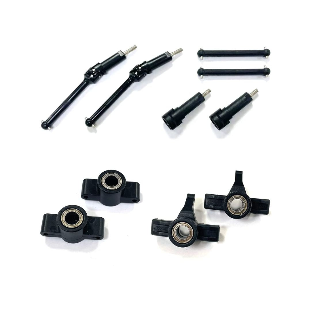 Rlaarlo Dogbone Set, Front &amp; Rear C-Hub Carriers for 1/16 Truck XDKJ-011, R0M07