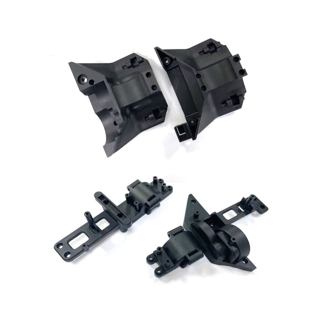 Rlaarlo Gearbox Cover &amp; Fender/Mudguard Set for 1/16 Truck XDKJ-011, R0M05