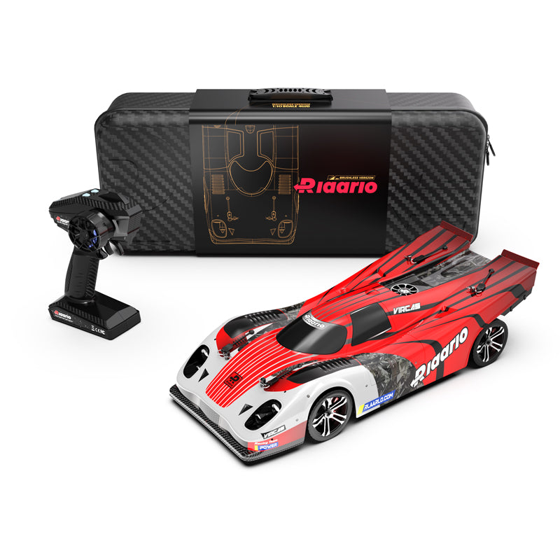 Rlaarlo RC Car Rlaarlo 1/10  Carbon Fiber Brushless RTR On-Road Cars, Supercar,AK-917 Carbon Fiber Red